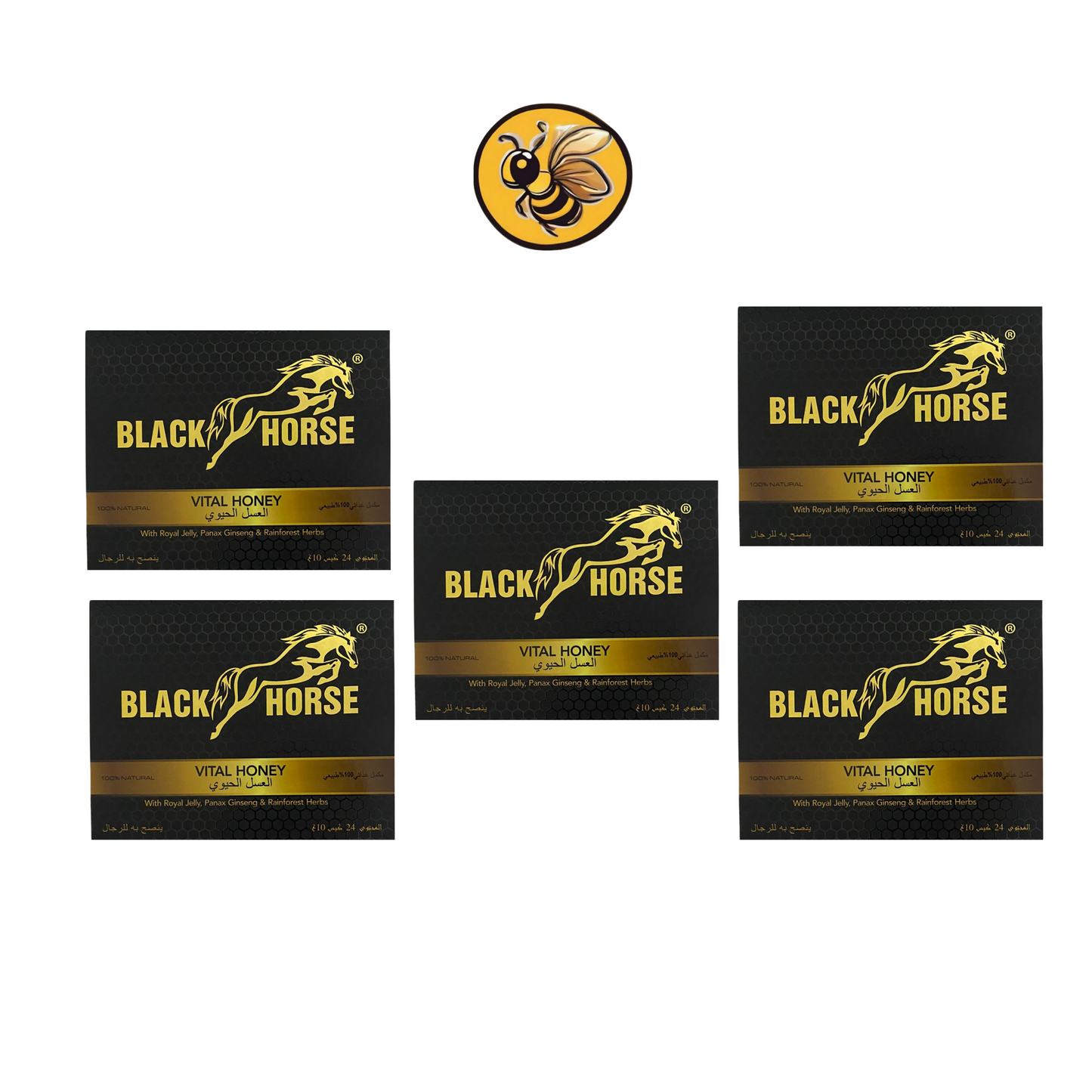 Black Horse 5 Cajas (120 sobres)