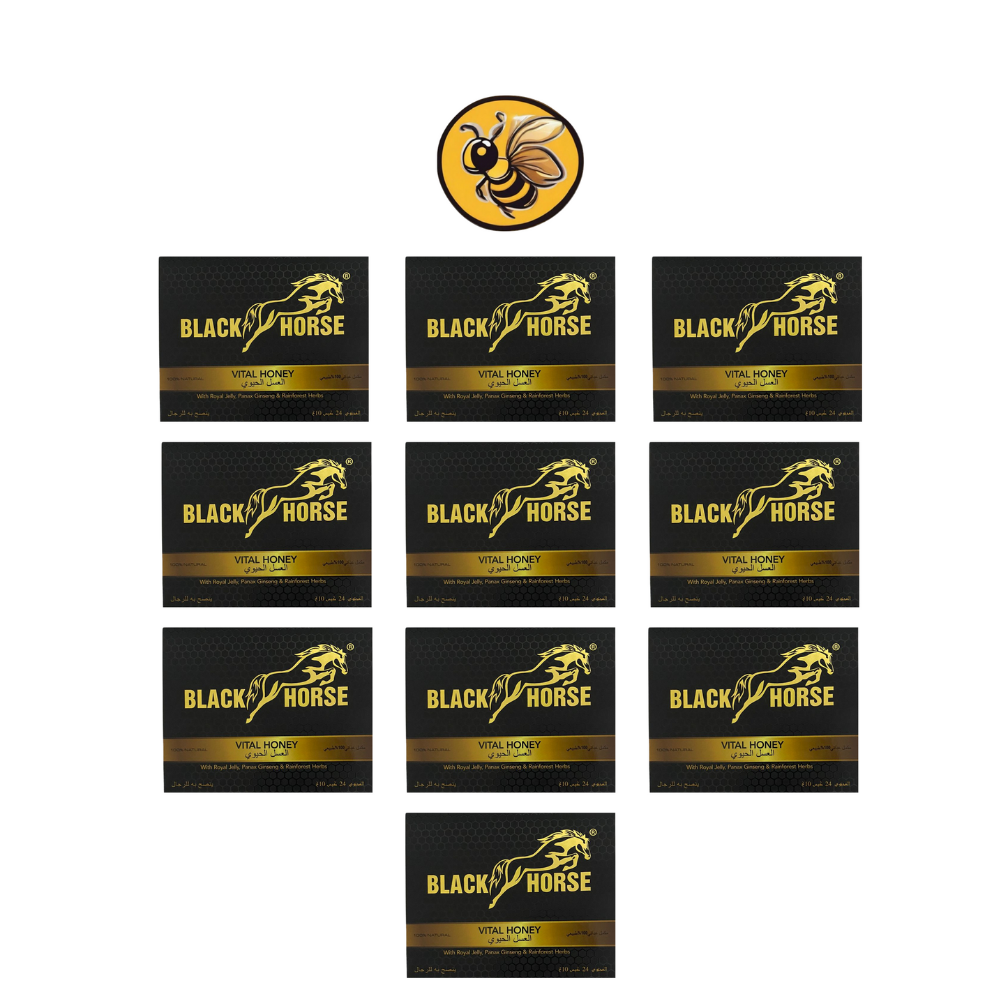Black Horse 10 Cajas (240 sobres)