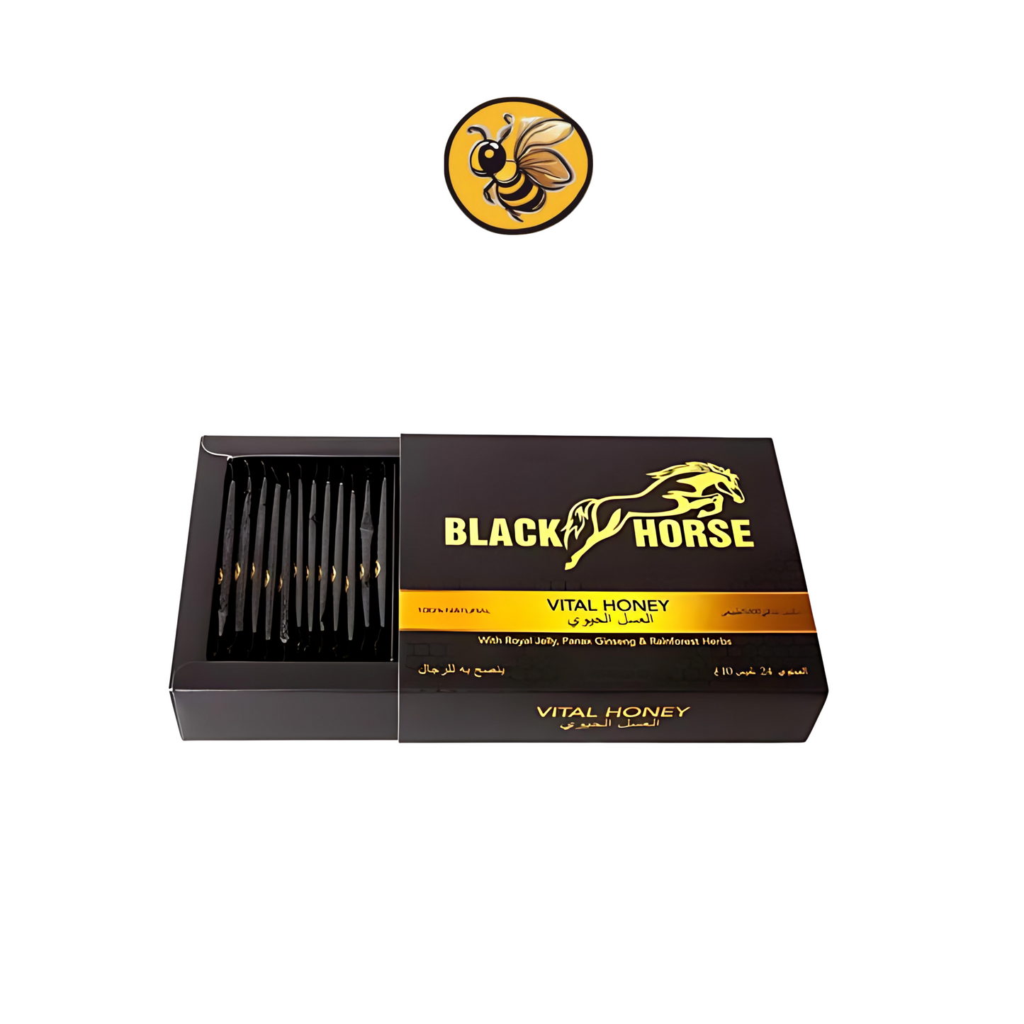 Cajas Black Horse 20 Unidades Con 480 Sobres - Ideal Para Distribuidores y Tiendas