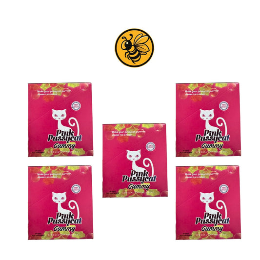 Pink PussyCat 5 Cajas (120 sobres) | Energía y Placer Femenino