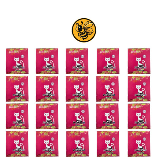 Pink Pussycat Gummy 20 Cajas (480 sobres)  | Energía y Placer Femenino