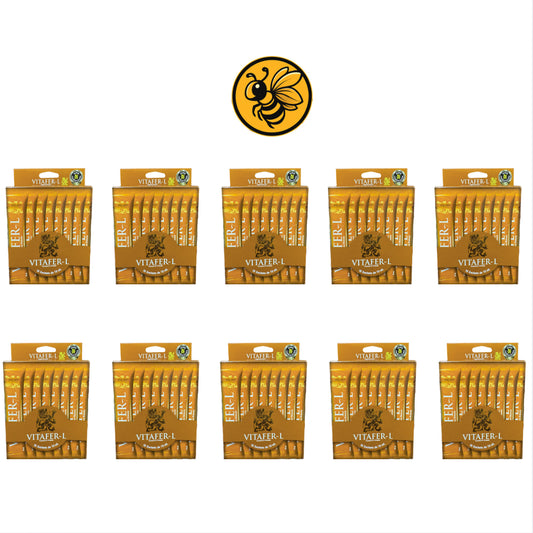 Vitafer-L 10 Cajas (160 sobres)